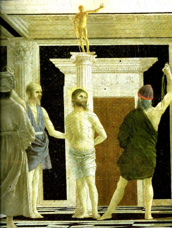 Piero della Francesca the flagellation, detail Spain oil painting art